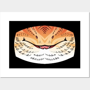 Hypo Red Bearded Dragon Posters and Art